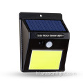 निंगबो फैक्ट्री कोब 48 एलईडी सस्ते वायरलेस सुरक्षा आउटडोर रोशनी दीवार सौर दीपक